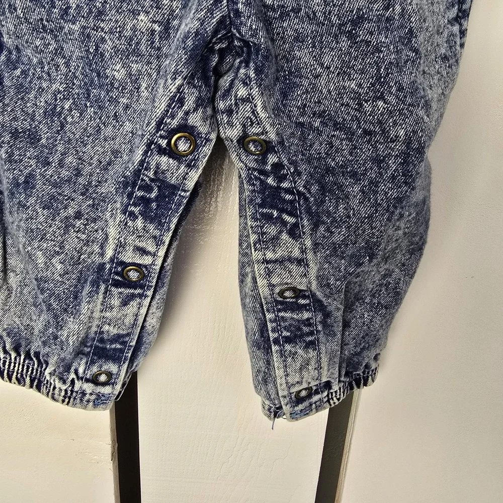 Vintage Osh'Kosh‎ Acid Wash Bug Overalls Unisex 6-9mo